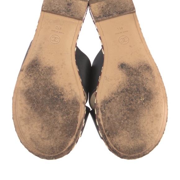 Chanel flat sandals slides 41 - Picture 3 of 7